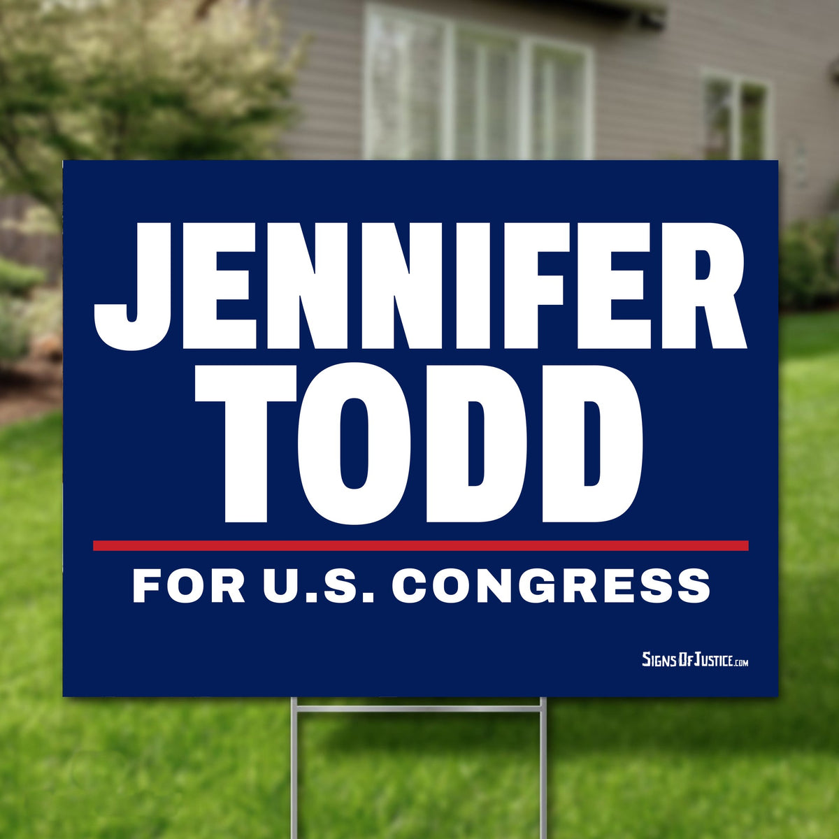 Jennifer Todd 24"x18" yard sign