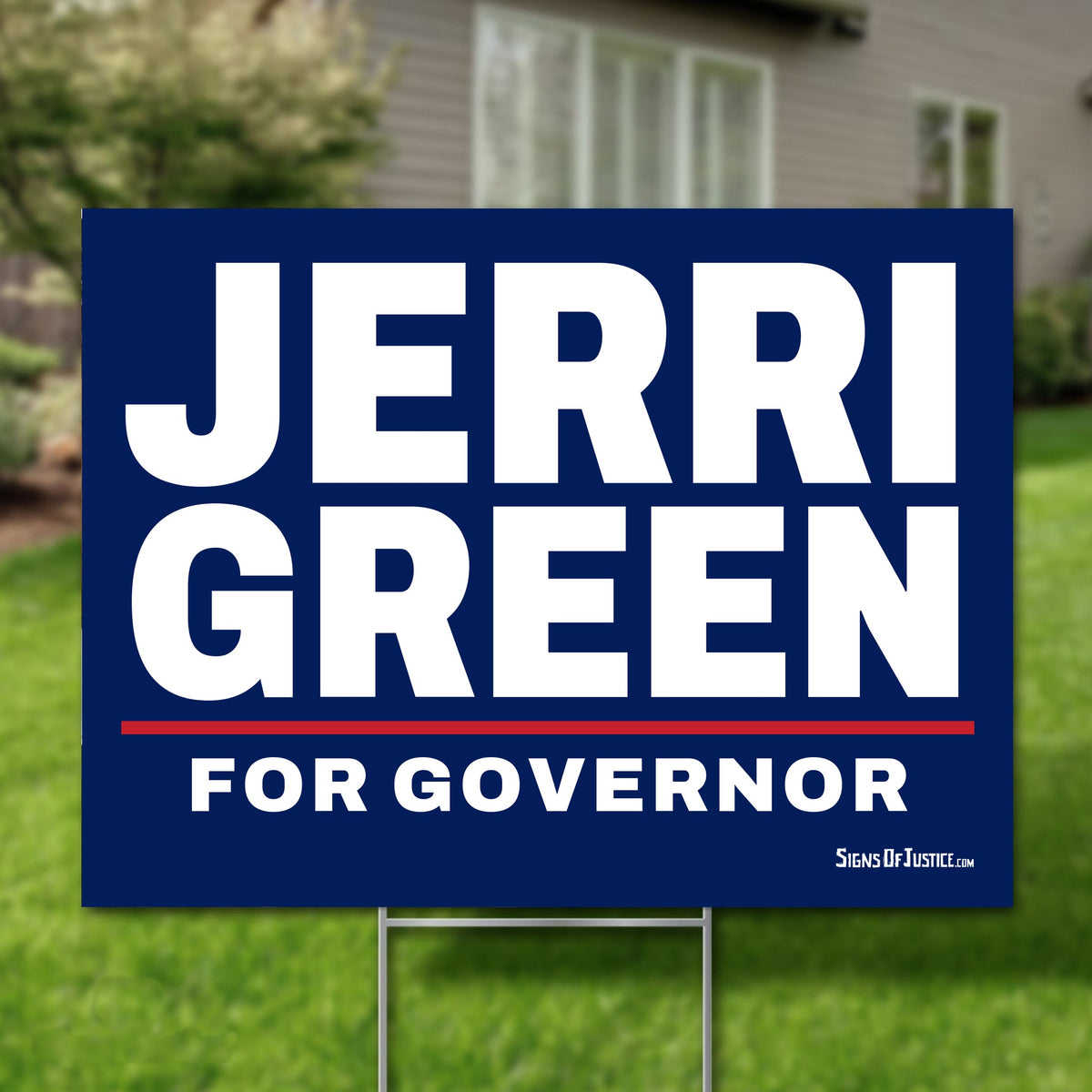 Jerri Green 24"x18" yard sign