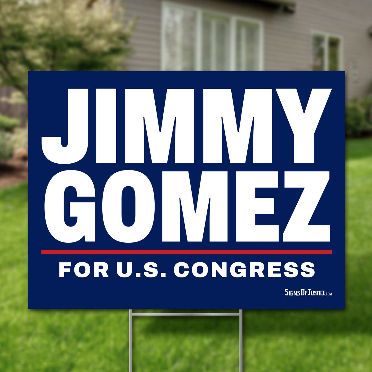 Jimmy Gomez 24"x18" yard sign