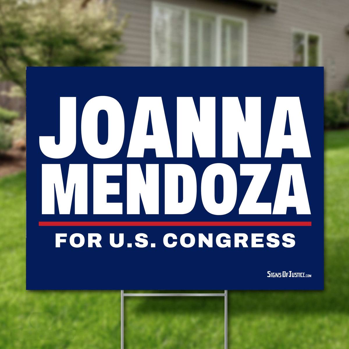 JoAnna Mendoza 24"x18" yard sign