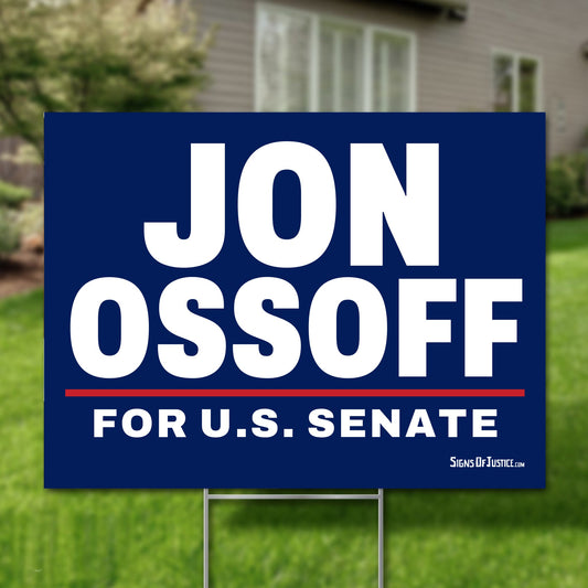 Jon Ossoff 24"x18" yard sign