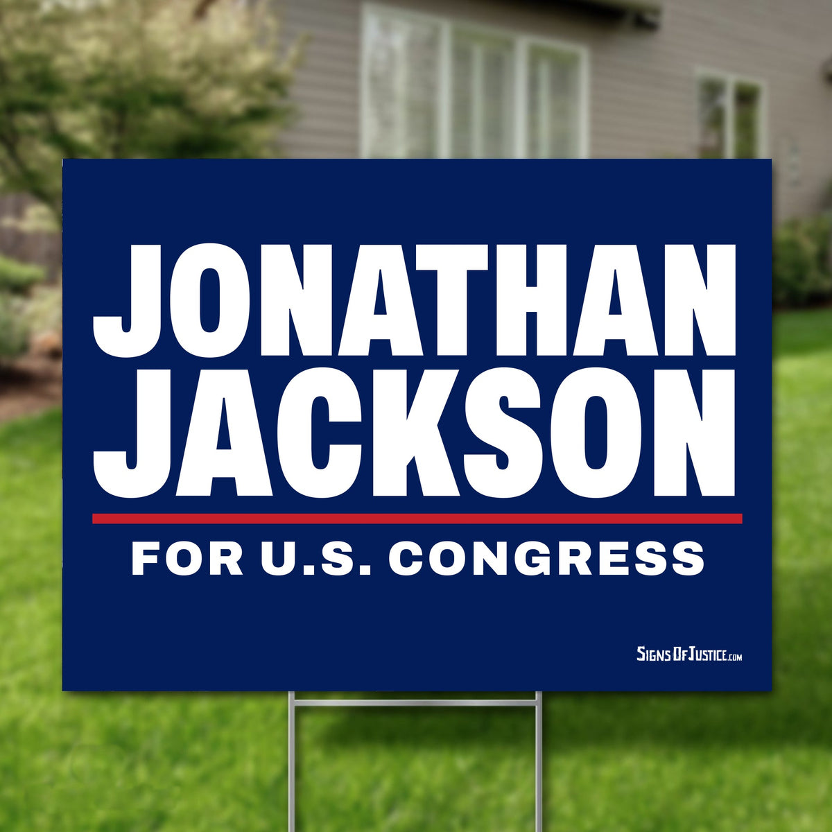 Jonathan Jackson 24"x18" yard sign