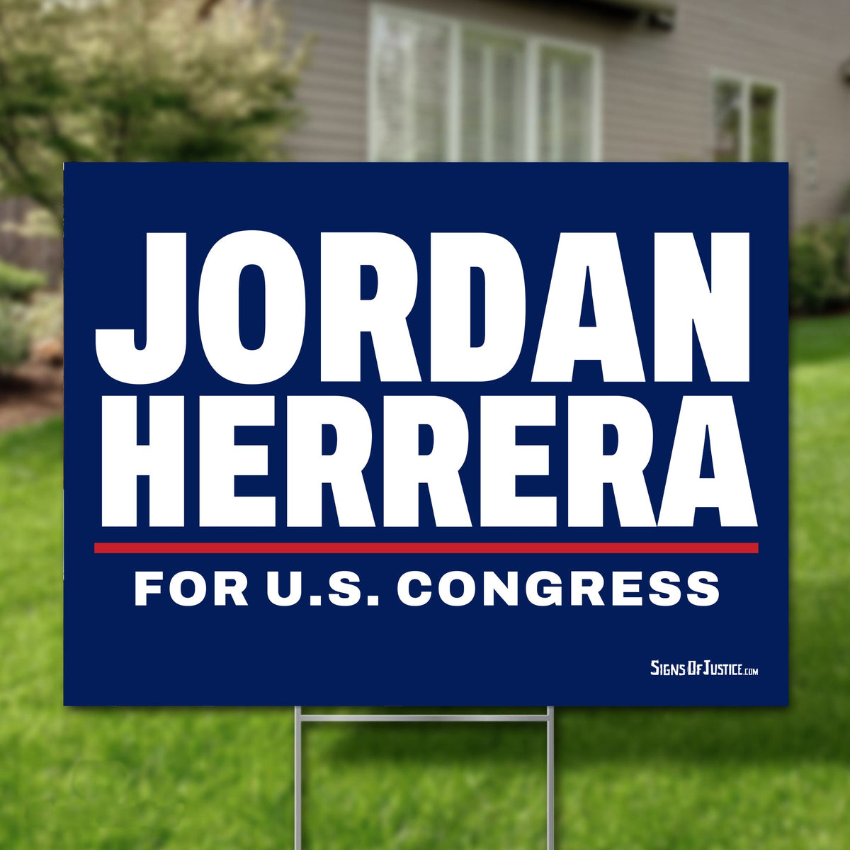 Jordan Herrera 24"x18" yard sign