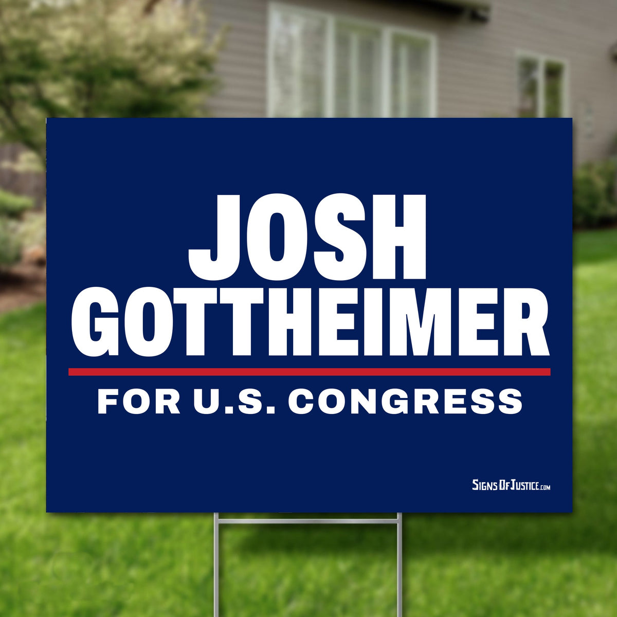 Josh Gottheimer 24"x18" yard sign
