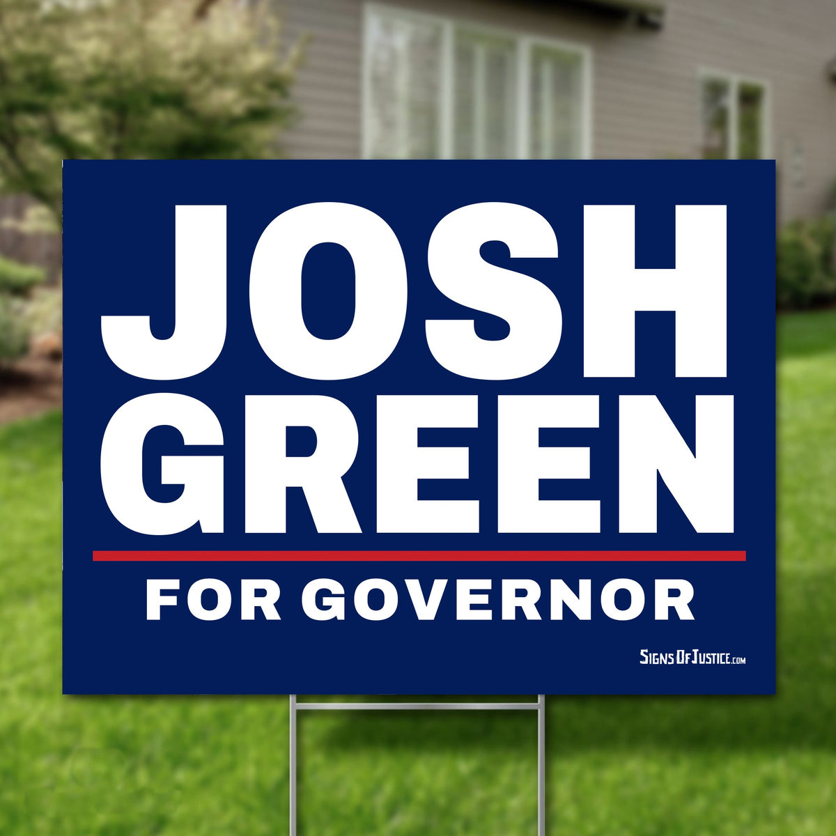 Josh Green 24"x18" yard sign