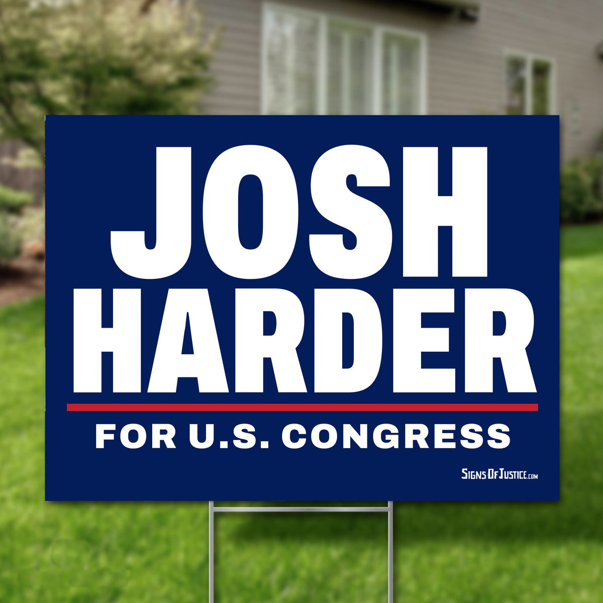 Josh Harder 24"x18" yard sign