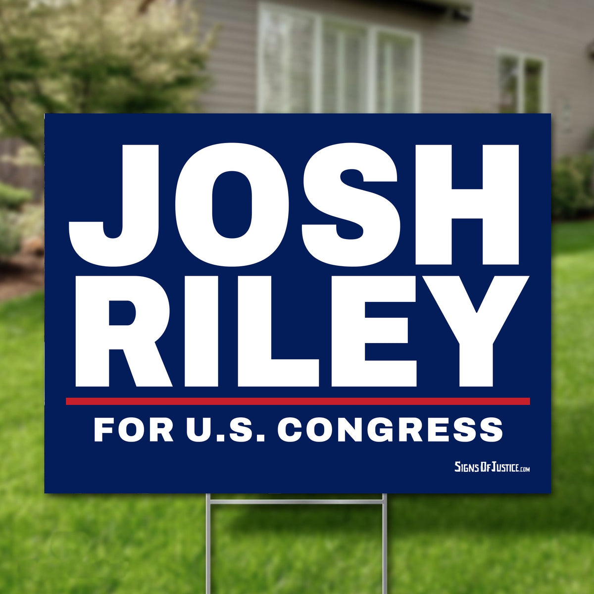 Josh Riley 24"x18" yard sign