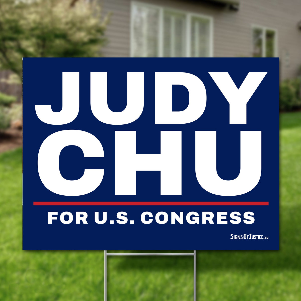 Judy Chu 24"x18" yard sign