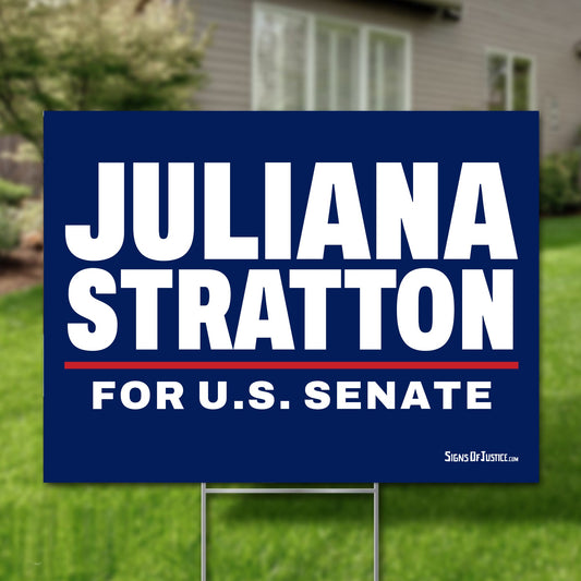 Juliana Stratton 24"x18" yard sign
