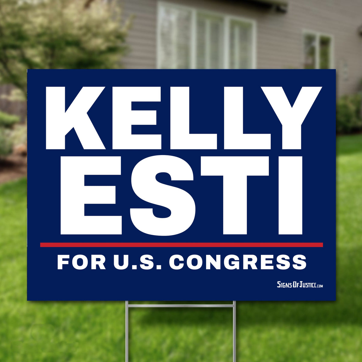 Kelly Esti 24"x18" yard sign