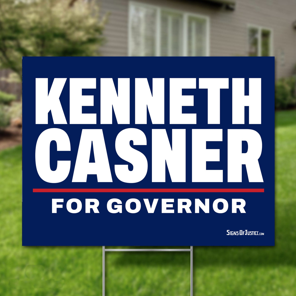 Kenneth Casner 24"x18" yard sign