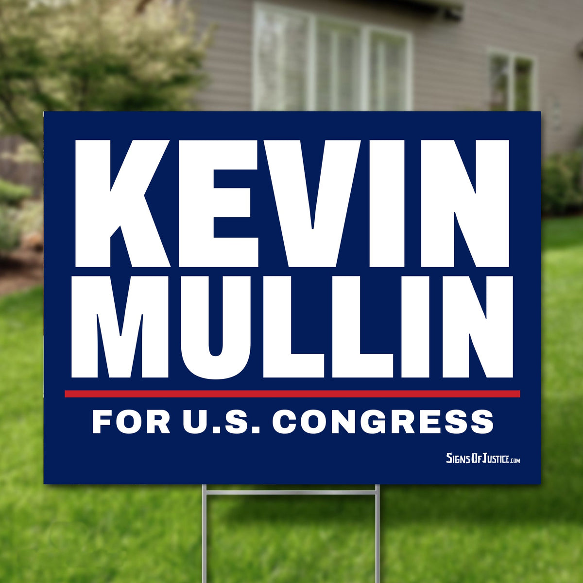 Kevin Mullin 24"x18" yard sign