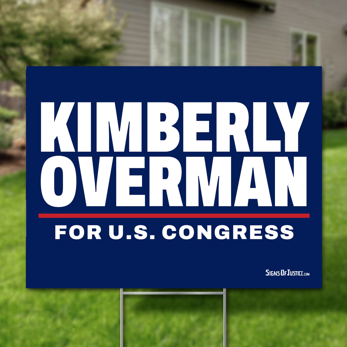 Kimberly Overman 16"x12" yard sign