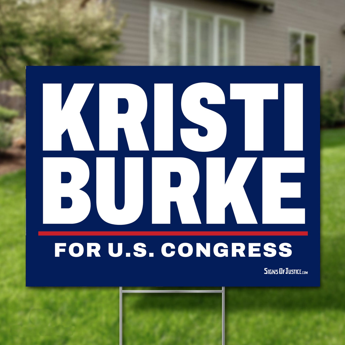Kristi Burke 24"x18" yard sign