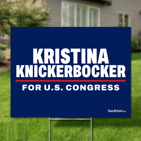Kristina Knickerbocker 24"x18" yard sign