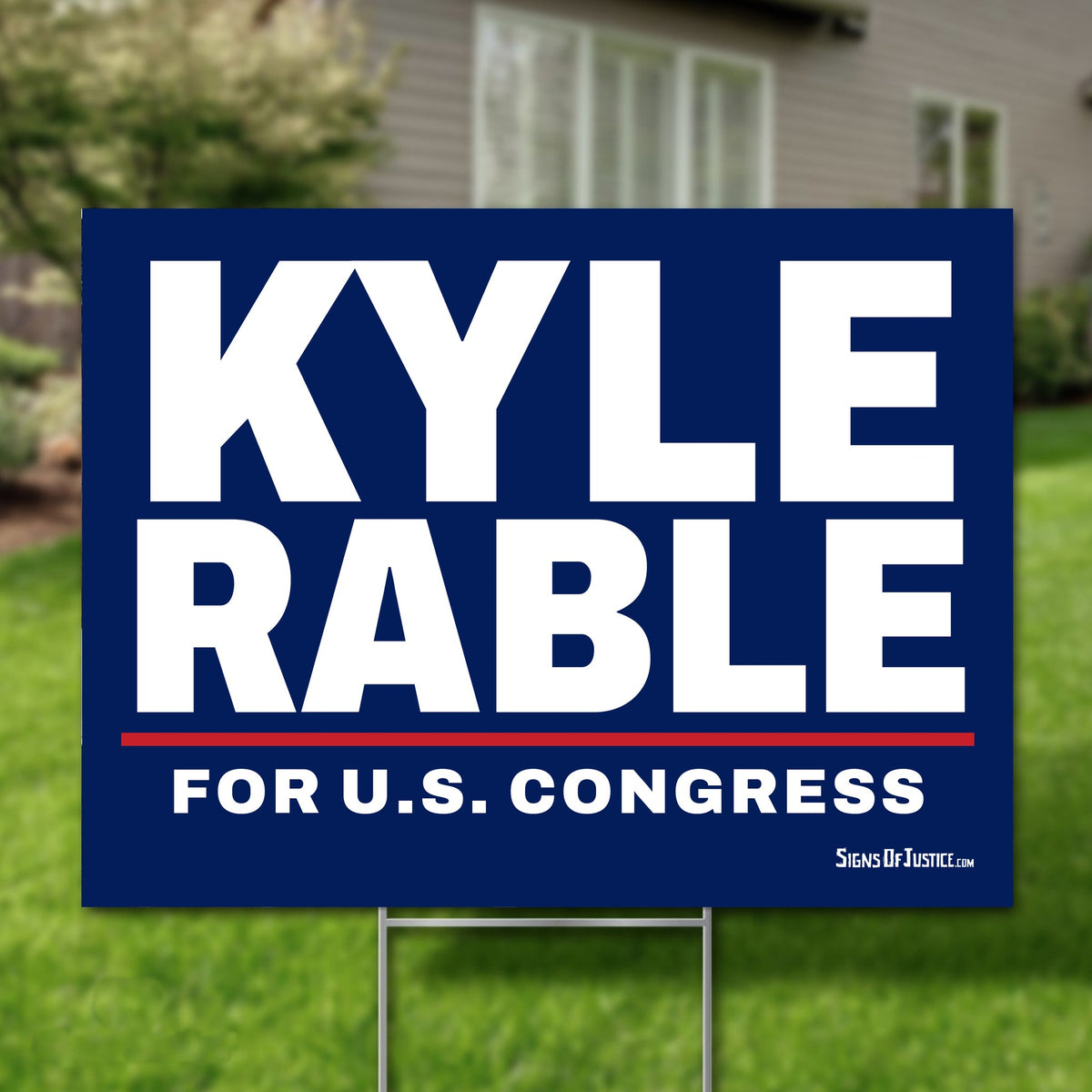Kyle Rable 24"x18" yard sign