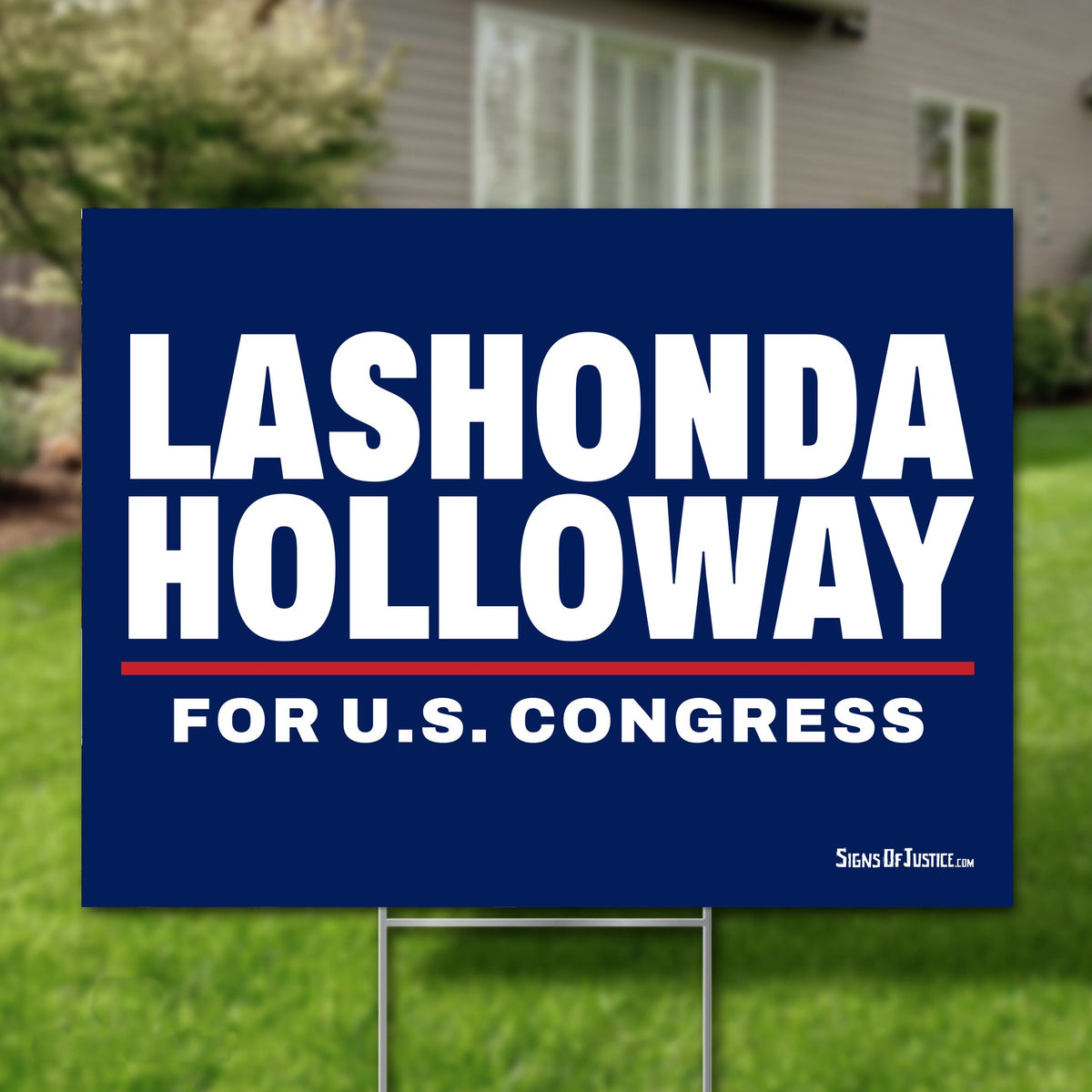 LaShonda Holloway 16"x12" yard sign