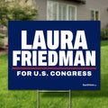 Laura Friedman 24"x18" yard sign