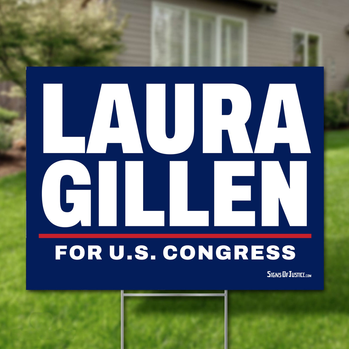 Laura Gillen 24"x18" yard sign