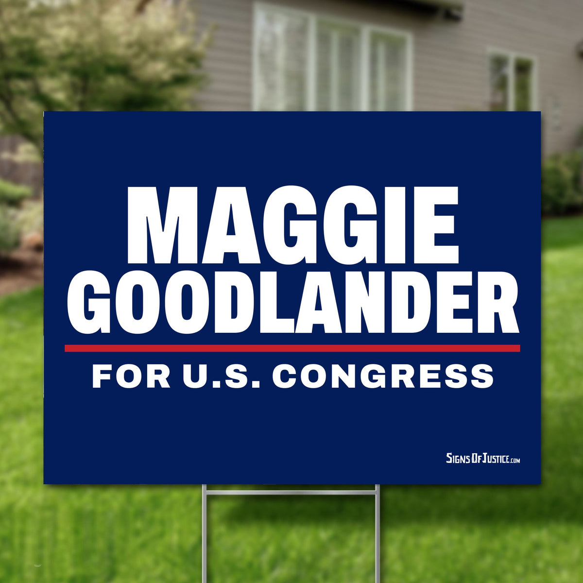Maggie Goodlander 16"x12" yard sign