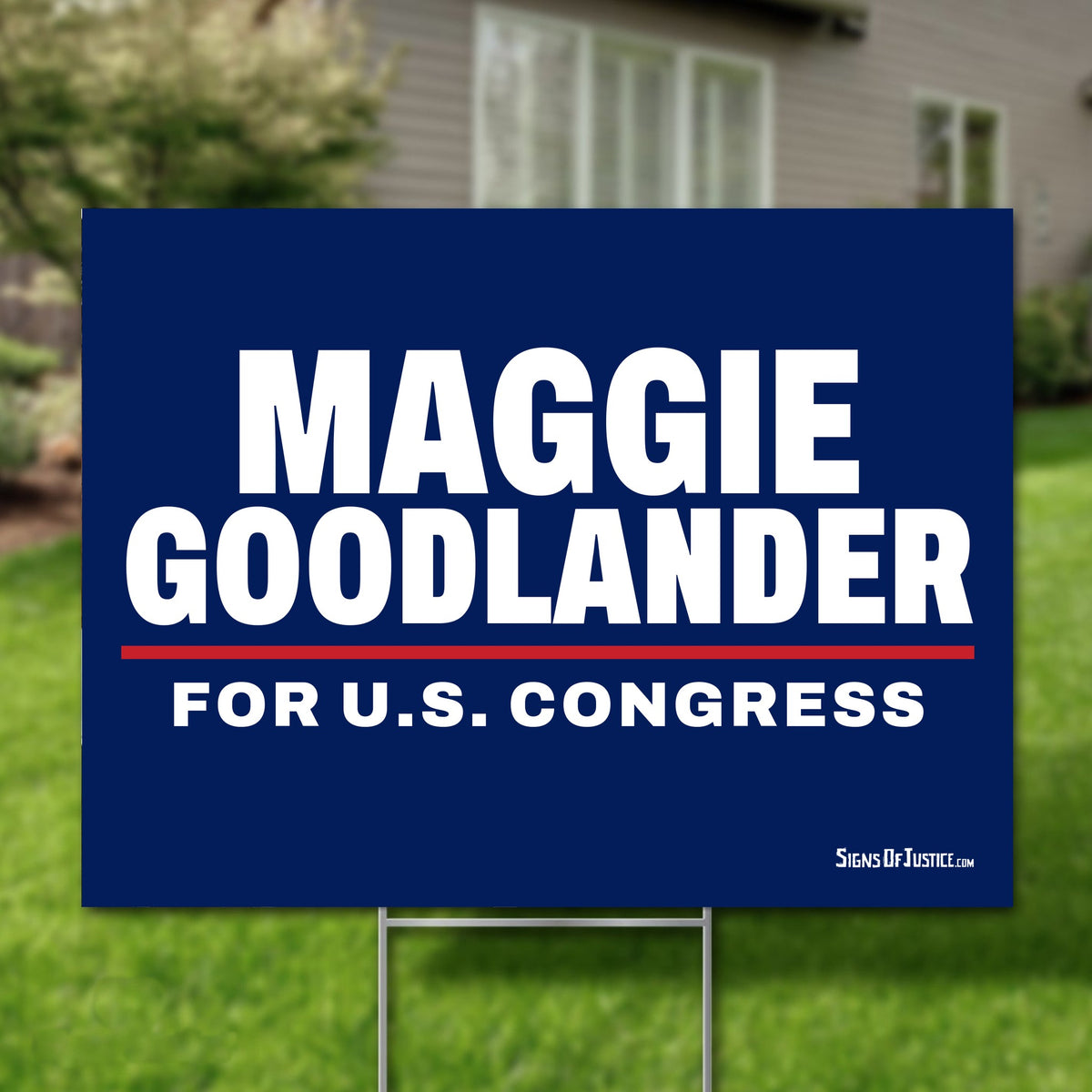 Maggie Goodlander 16"x12" yard sign