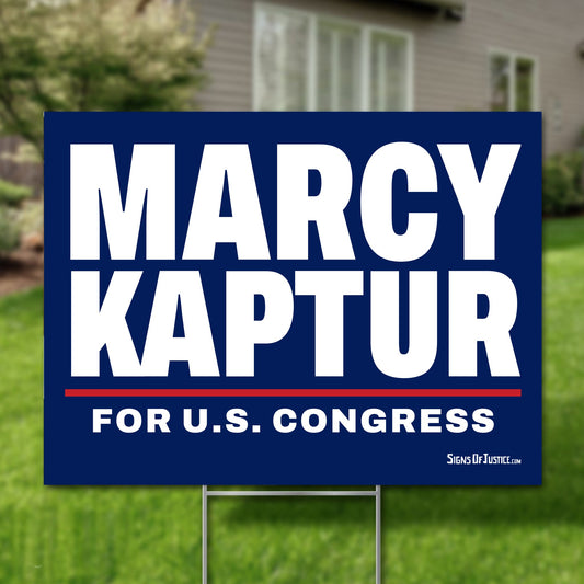 Marcy Kaptur 24"x18" yard sign