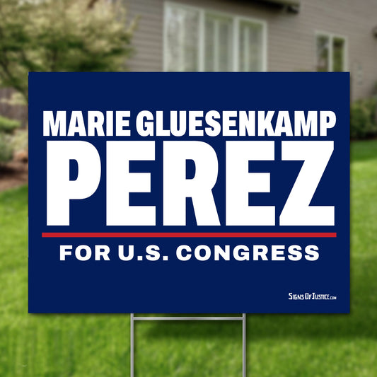 Marie Gluesenkamp Perez 24"x18" yard sign