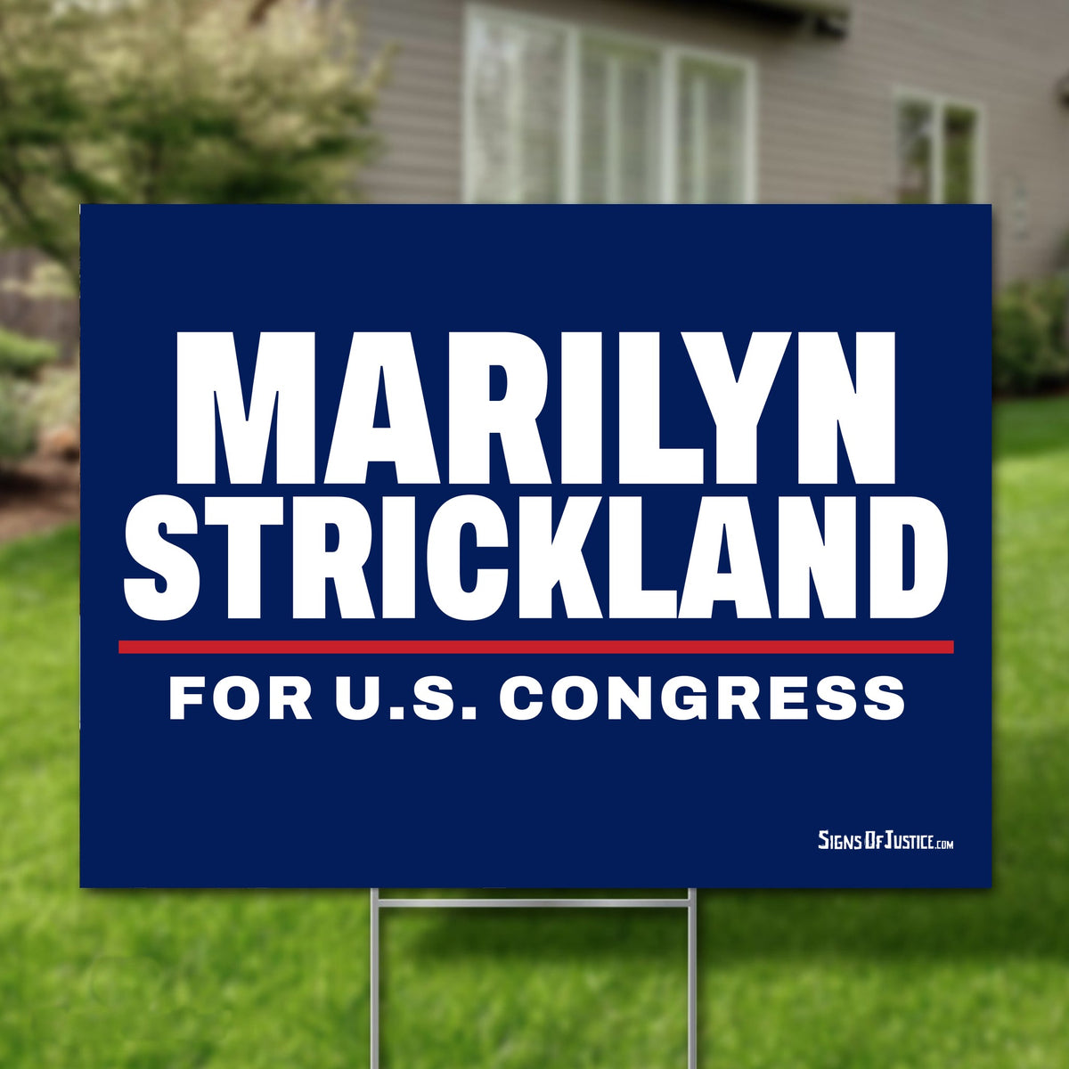Marilyn Strickland 24"x18" yard sign