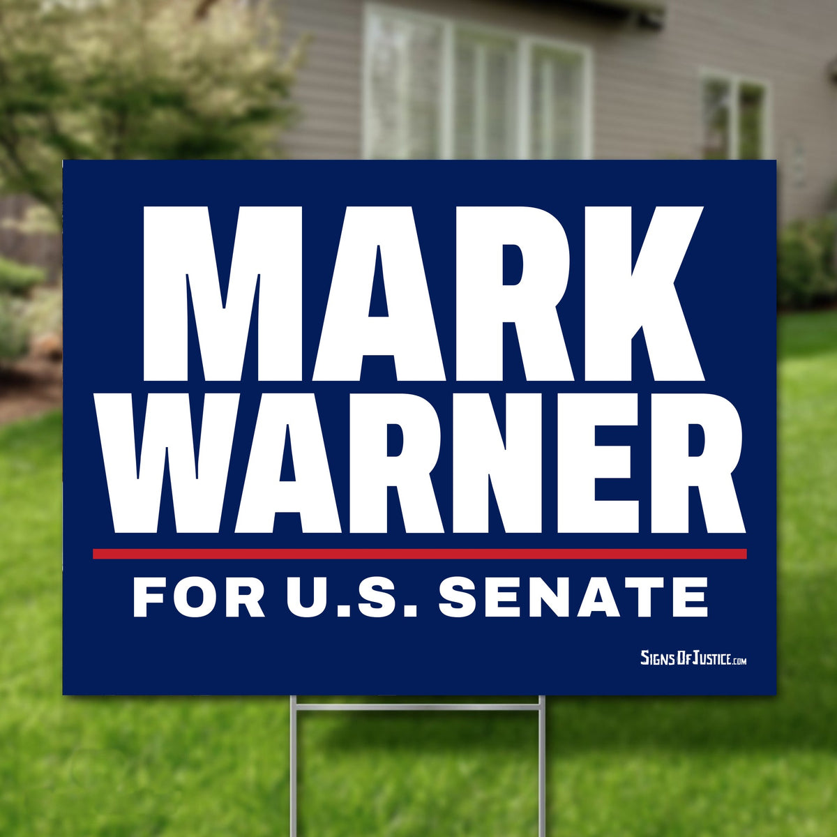 Mark Warner 24"x18" yard sign