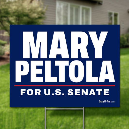 Mary Peltola 24"x18" yard sign