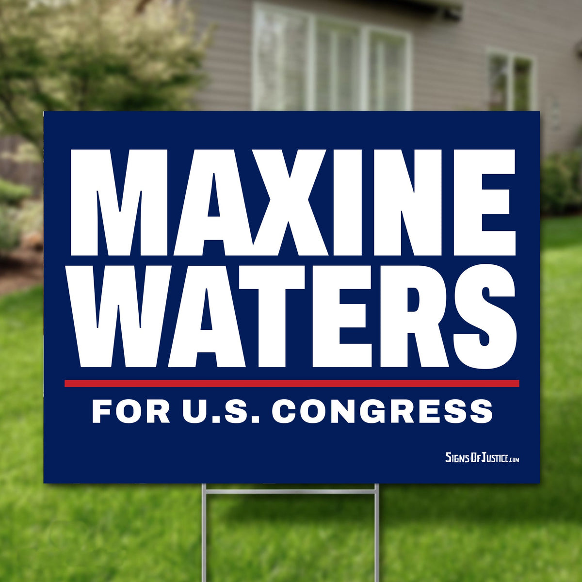 Maxine Waters 24"x18" yard sign