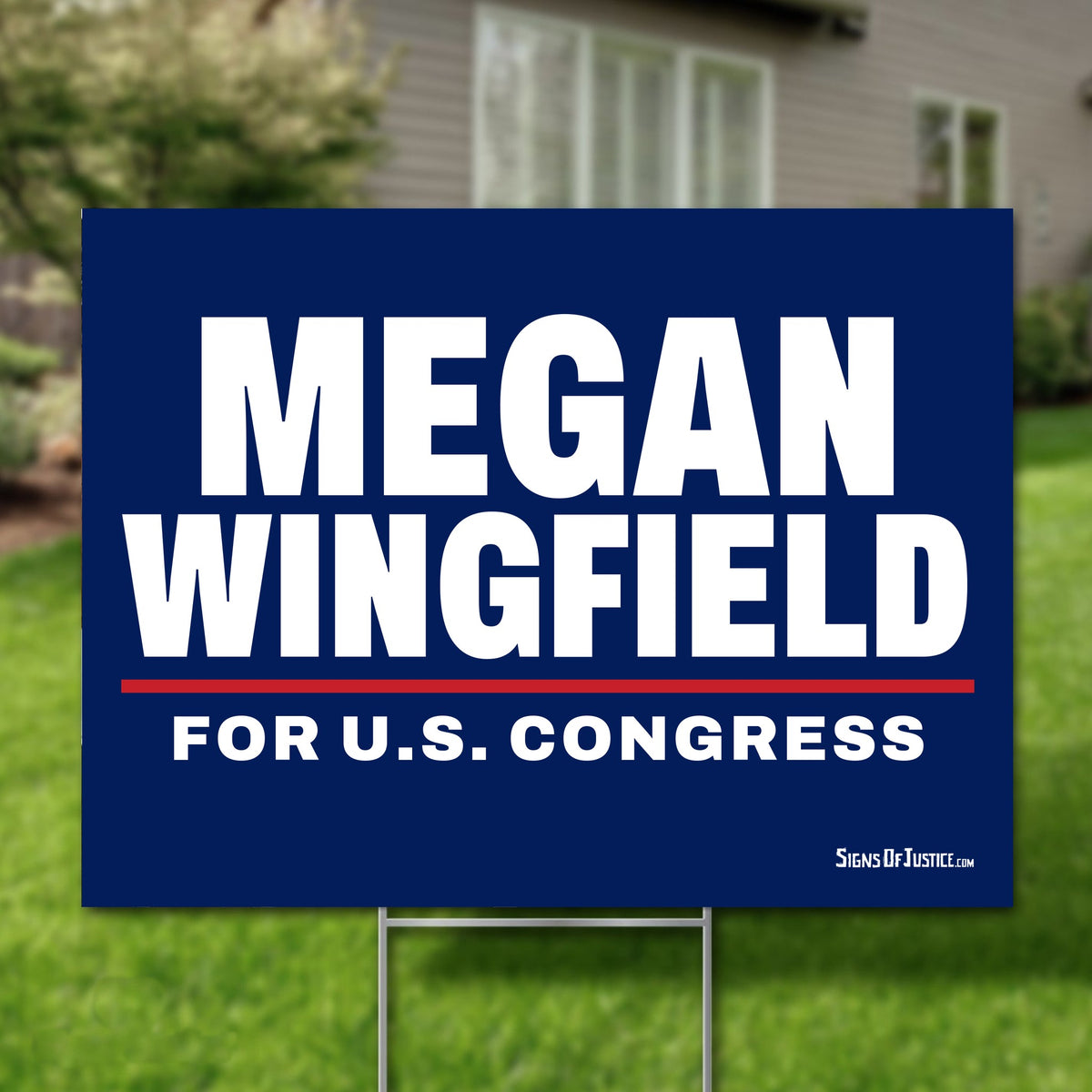 Megan Wingfield 24"x18" yard sign