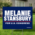 Melanie Stansbury 24"x18" yard sign