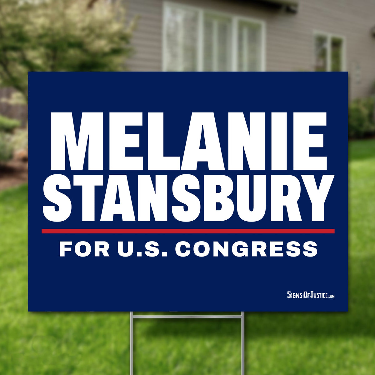 Melanie Stansbury 24"x18" yard sign