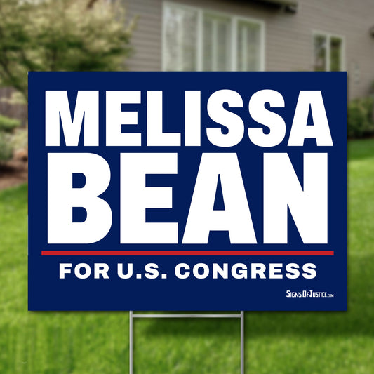 Melissa Bean 24"x18" yard sign