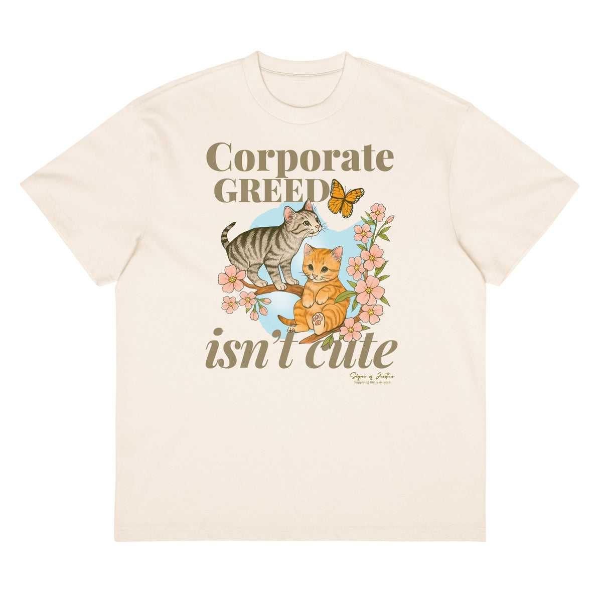 "Corporate Greed" T-Shirt (Front Only)