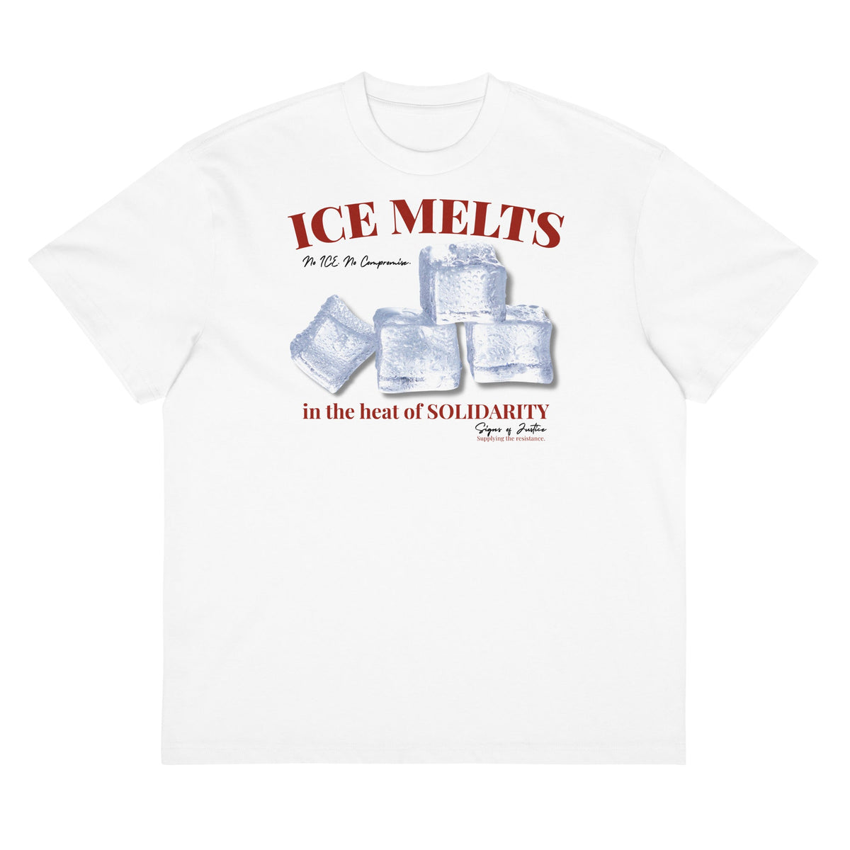 "No ICE" T-Shirt (Front Only)