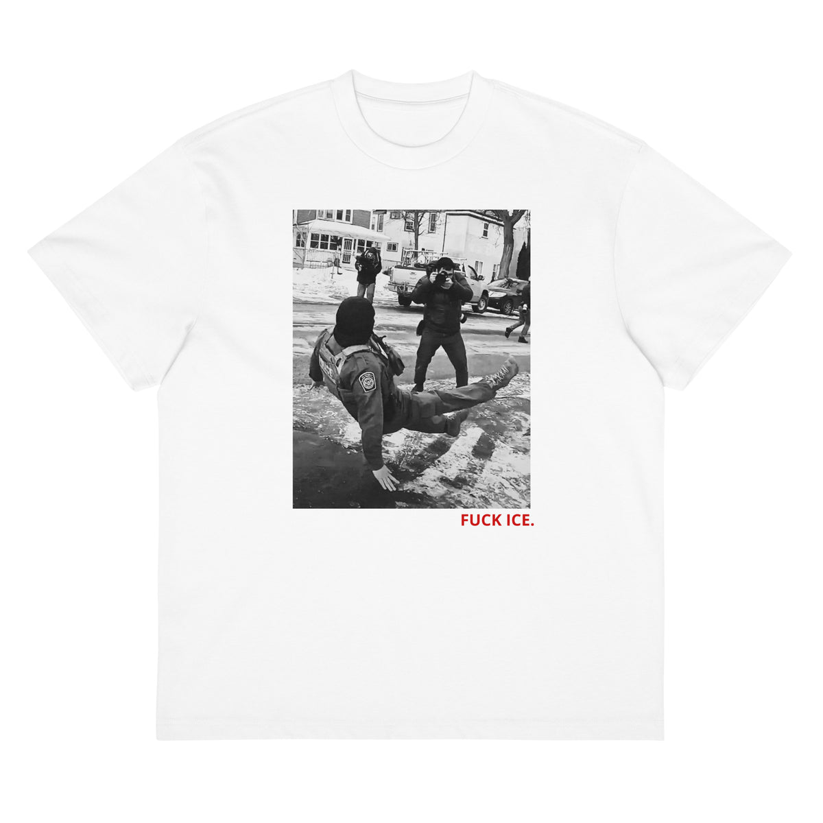 "ICE vs. ICE" T-Shirt (Front Only)