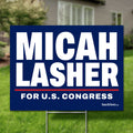 Micah Lasher 24"x18" yard sign
