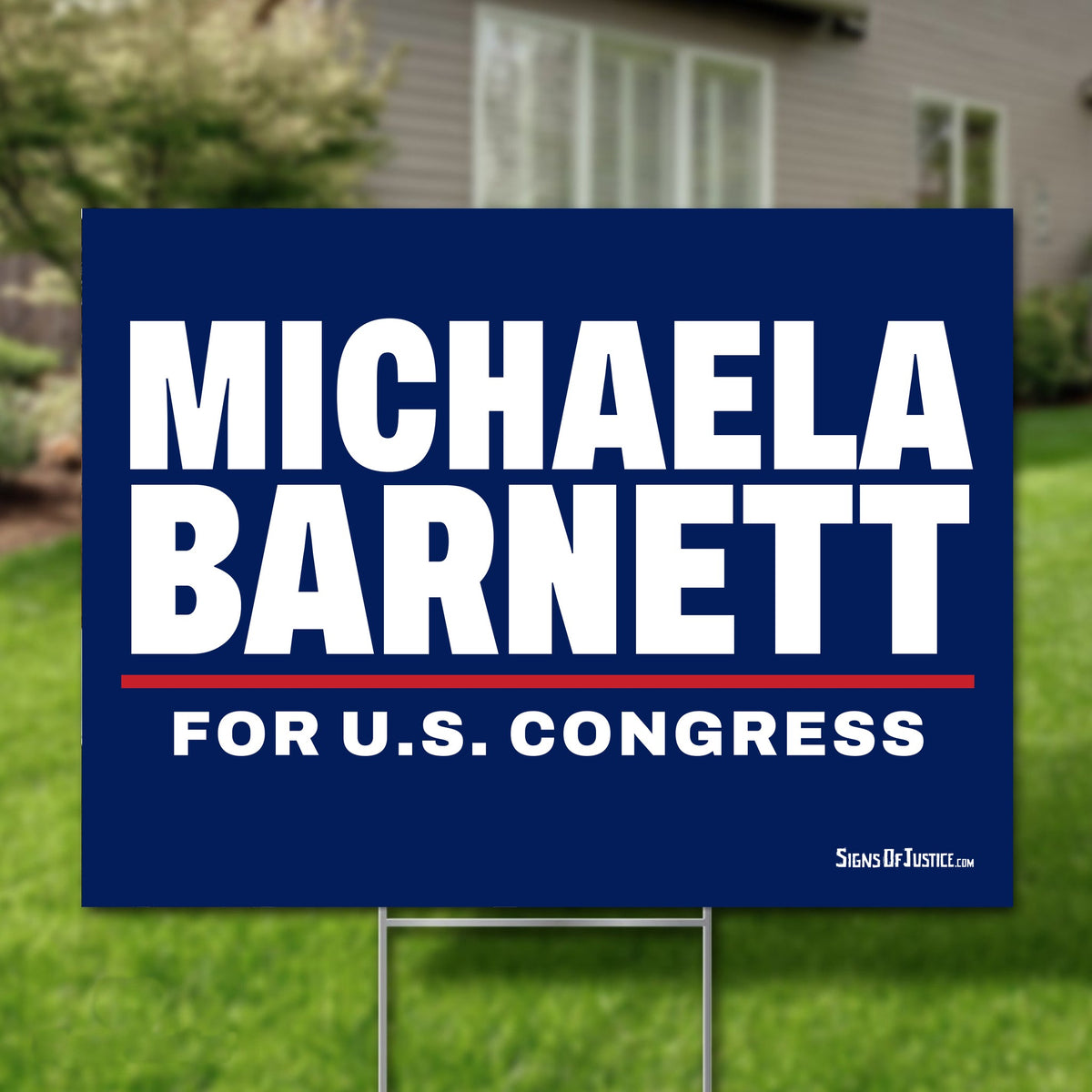 Michaela Barnett 24"x18" yard sign