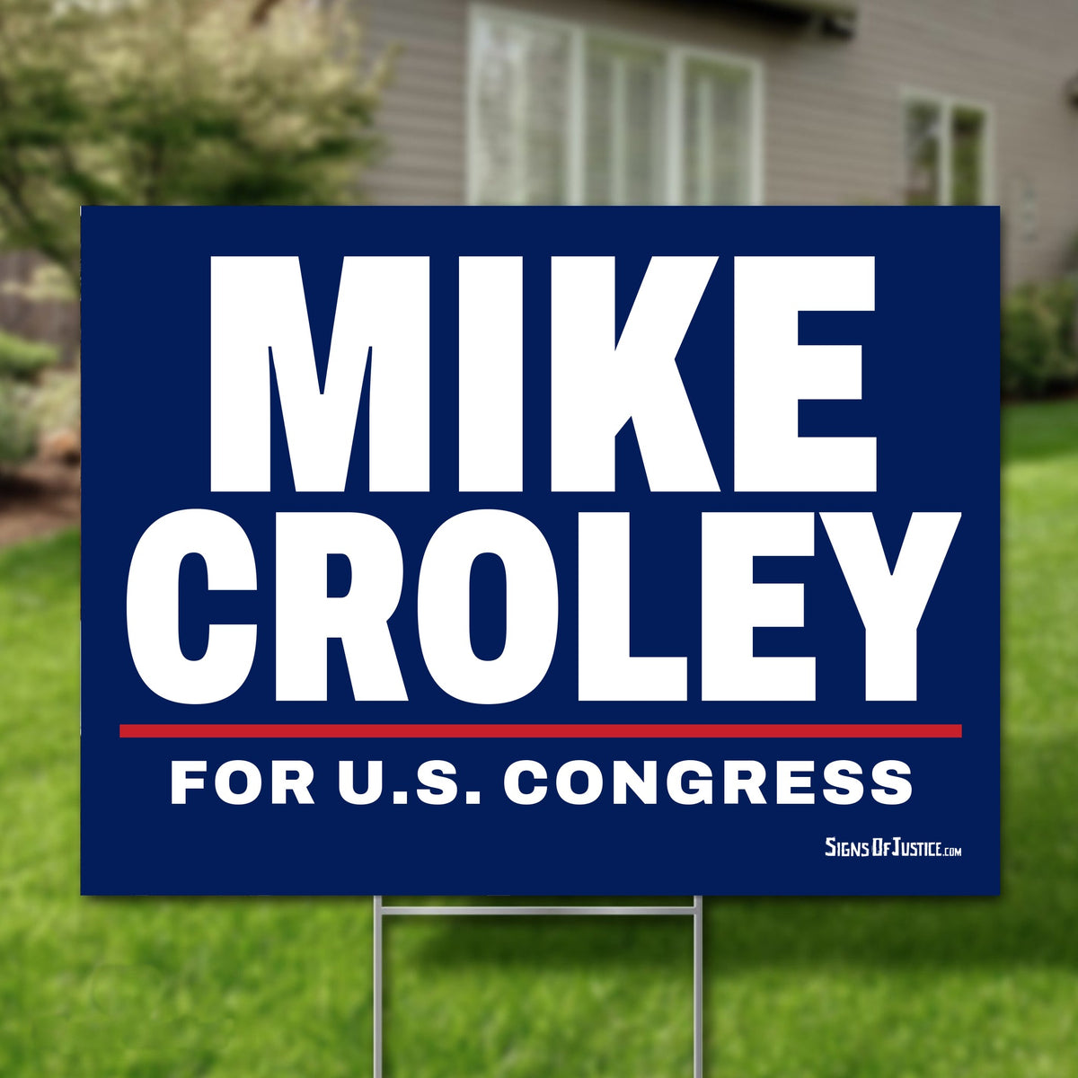 Mike Croley 24"x18" yard sign