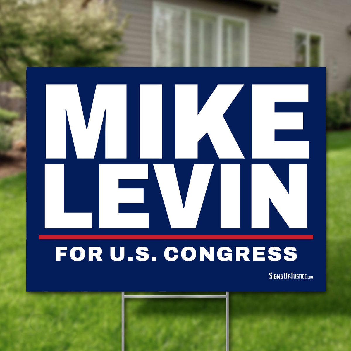 Mike Levin 24"x18" yard sign
