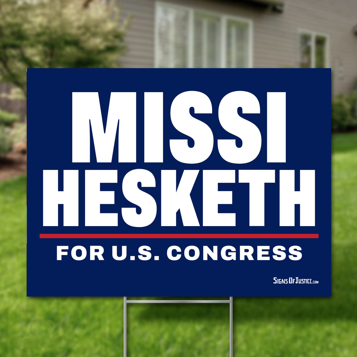 Missi Hesketh 24"x18" yard sign