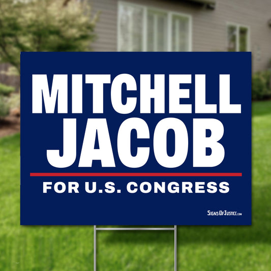 Mitchell Jacob 24"x18" yard sign