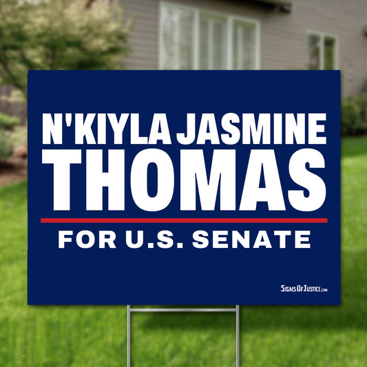 N'Kiyla Jasmine Thomas 24"x18" yard sign