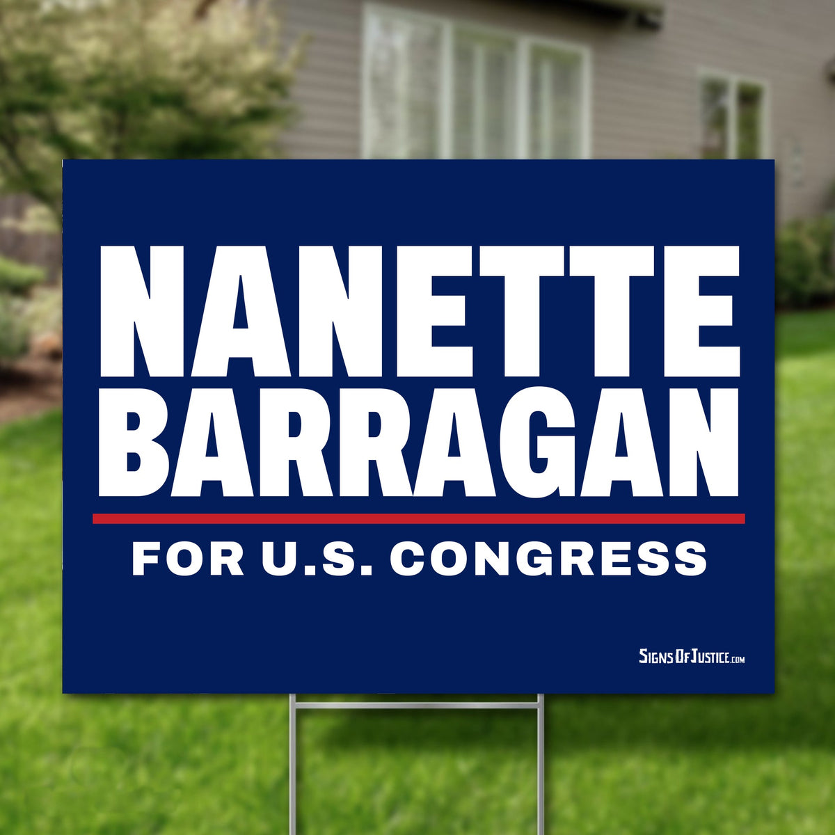 Nanette Barragan 24"x18" yard sign