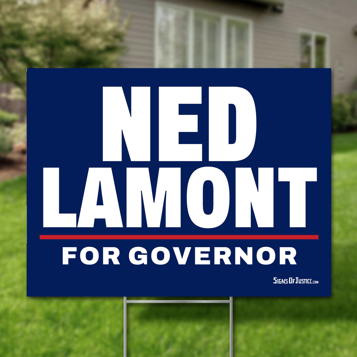 Ned Lamont 24"x18" yard sign