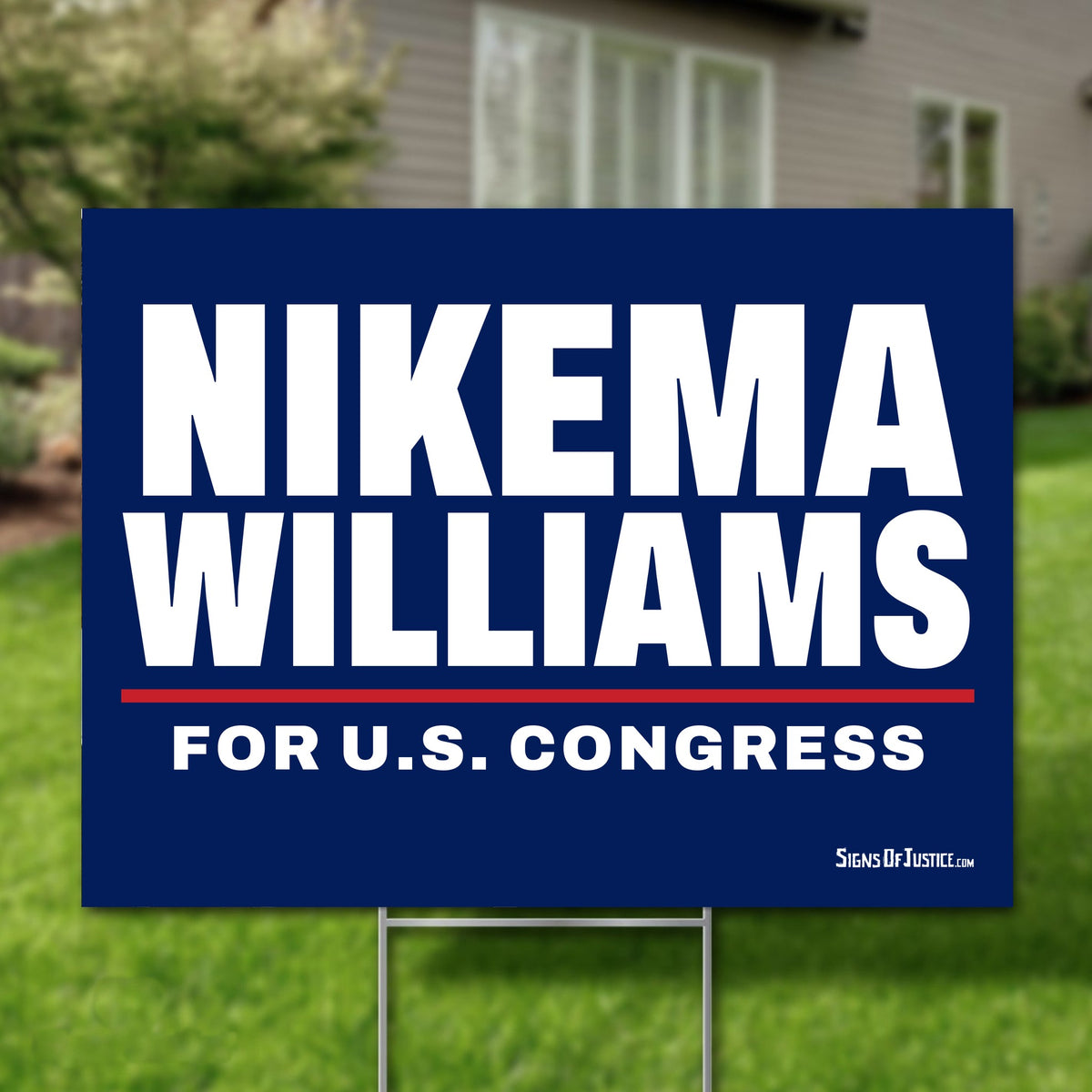 Nikema Williams 24"x18" yard sign
