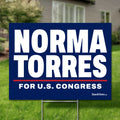 Norma Torres 24"x18" yard sign