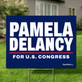 Pamela DeLancy 24"x18" yard sign